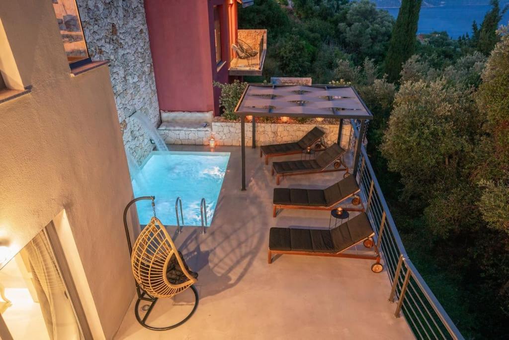 Villa Elisabeth Sea View Private Pool Fiskardo Kefalonia Katsarata Luaran gambar